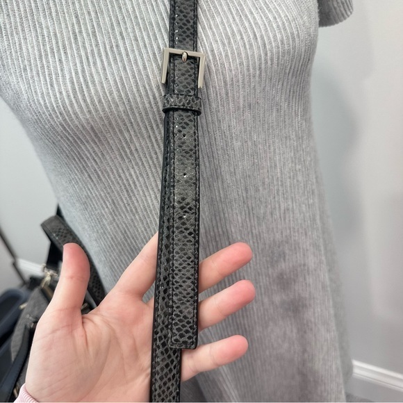 Kate Spade Parliament Square Exotic Savannah Satchel Bag In Snakeskin - Picture 16 of 16